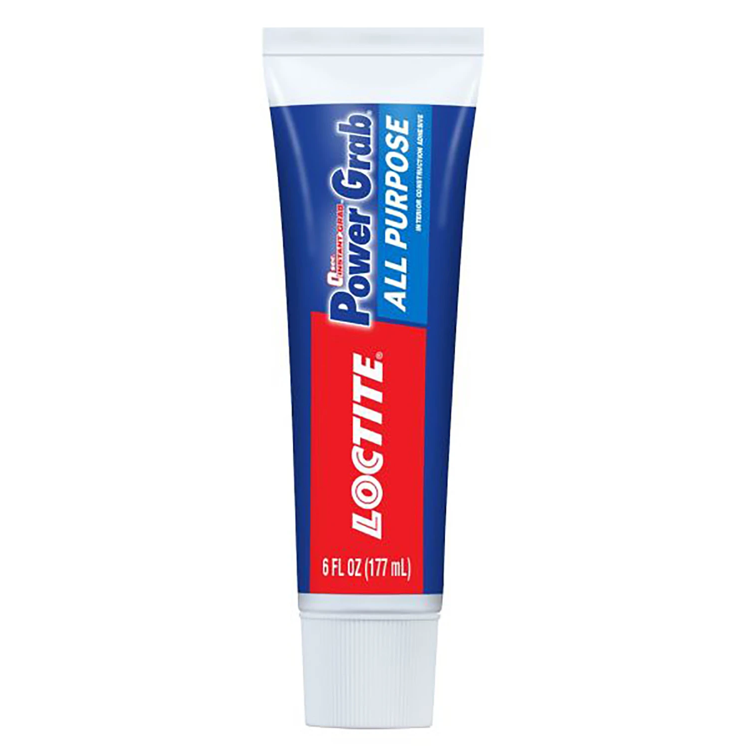 Power Grab Express Interior Construction Adhesive, White, 6 oz. Tube