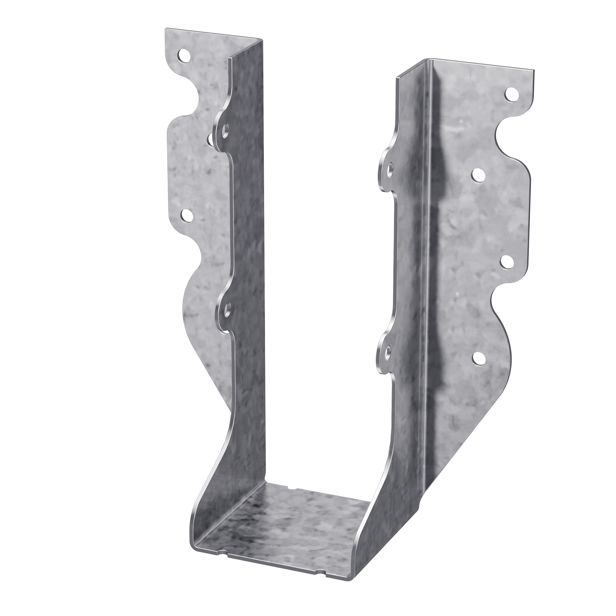 U Hanger, Rough Face Mount, 16 Gauge Steel, 2 x 6 In.