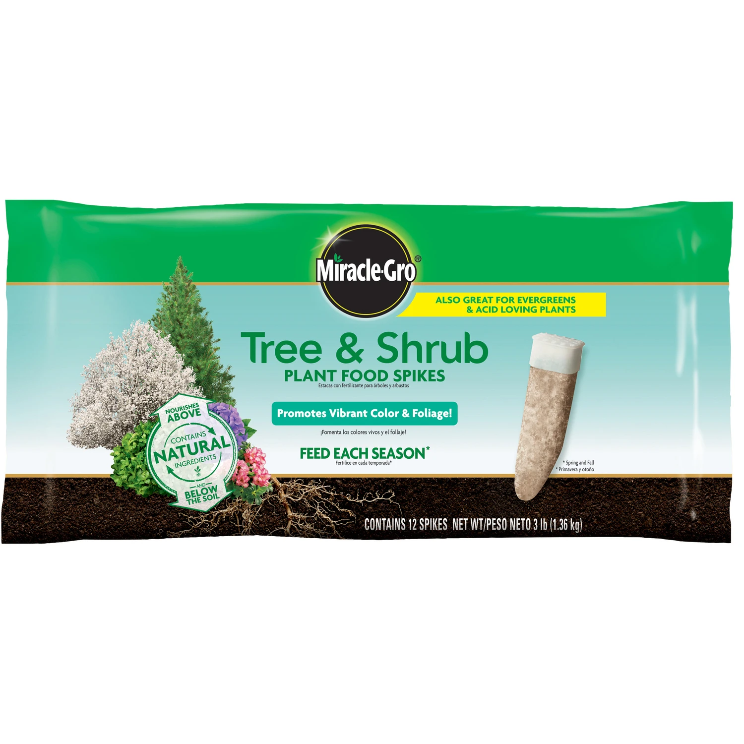 Tree & Shrub Plant Food Spikes, 12-Count