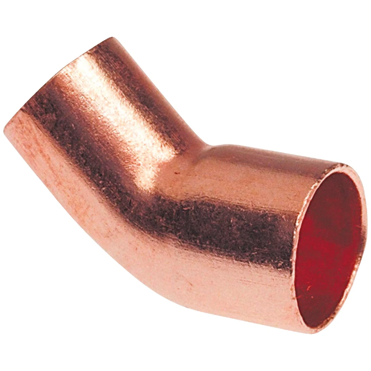 Copper Pipe Elbow, 45 Degrees, 3/4 In. FTGxC
