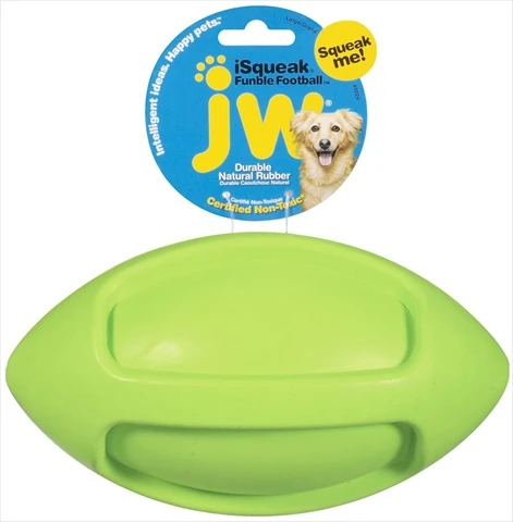 I-Squeak Funble Football Dog Toy, Large
