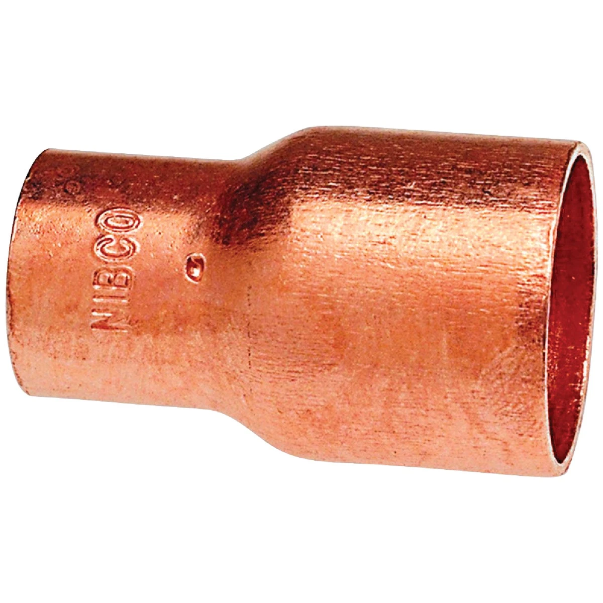 Copper Pipe Reducer Coupling, 1/2 x 3/8 In. CxC
