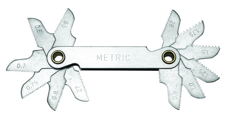 Metric Pitch Gauge, 0.50-1.75mm