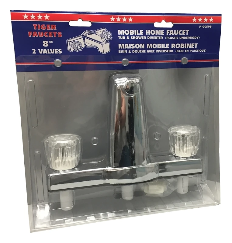 Mobile Home Bath Tub Faucet 2-Valve Diverter