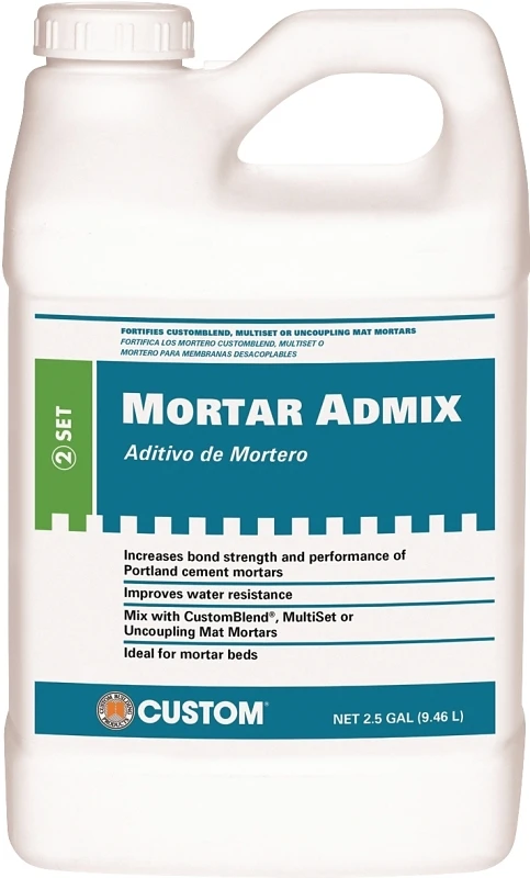 Thin-Set Mortar Admix, 2.5 Gallon