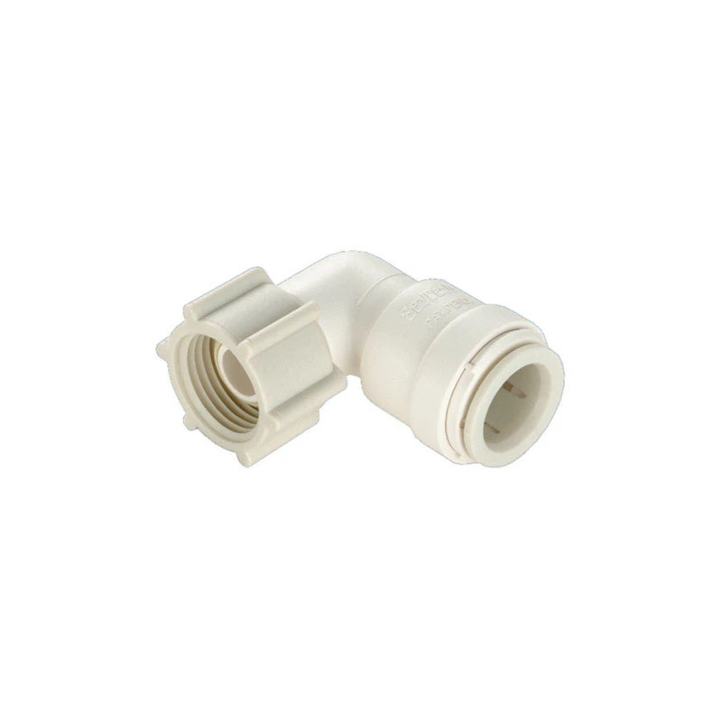 PEX Quick Connect Ballcock Pipe Elbow, 1/2 Copper Tube x 7/8 In.