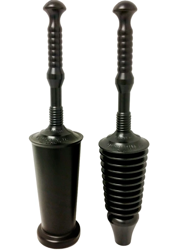 High-Efficiency Toilet Plunger, Designer Bucket