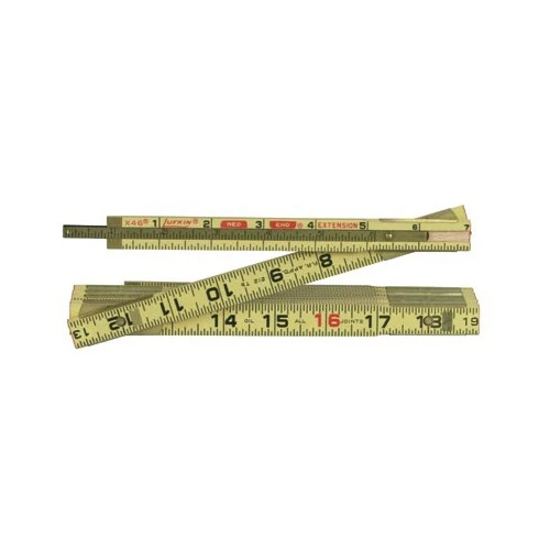 Lufkin 6 Ft. X 5/8 In. Red End Extension Folding Wood Rule