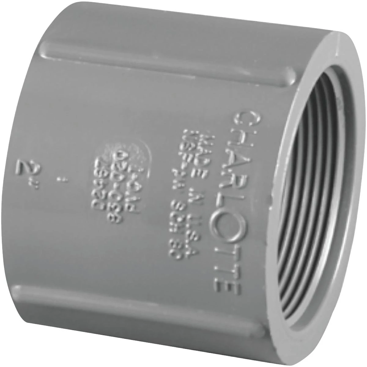 PVC Schedule 80 Coupling, 1-1/4 In. FPT x FPT
