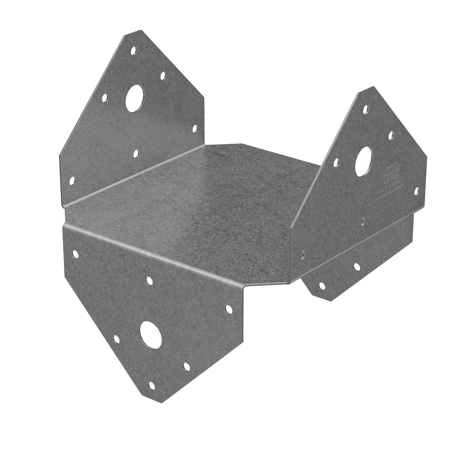Post & Column Base, Zmax, 18 Gauge Steel , 6 x 6 In.