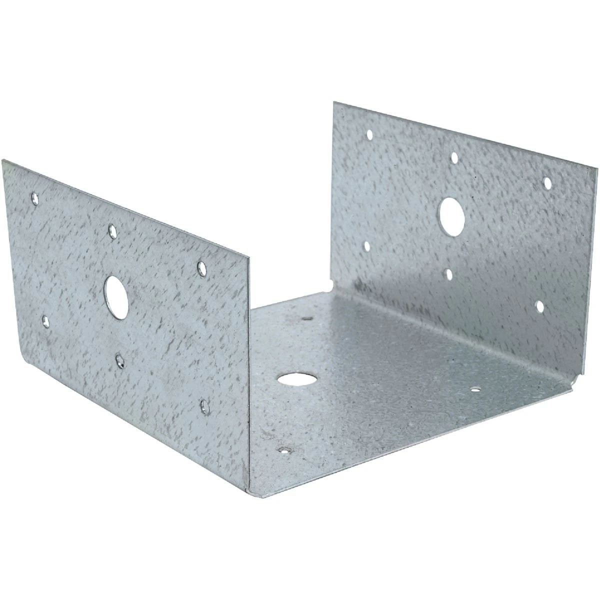 Half Post & Column Base, 18 Gauge Steel, 6 x 6 In.