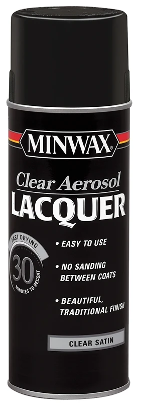 Clear Lacquer, Satin, 11.5 oz. Aerosol