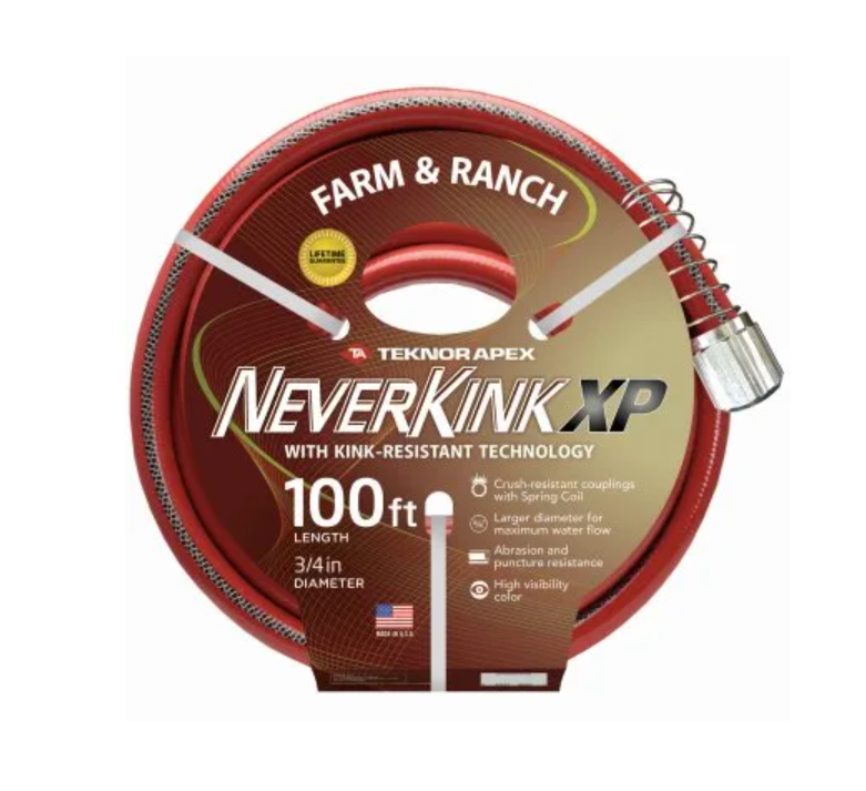 Neverkink Xtreme Performance Farm and Ranch Hose, 3/4 In. x 100 Ft.
