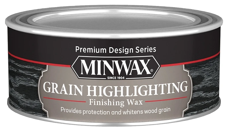 Grain Highligting Finishing Wax, Hand Rubbed Finish, 8-oz.