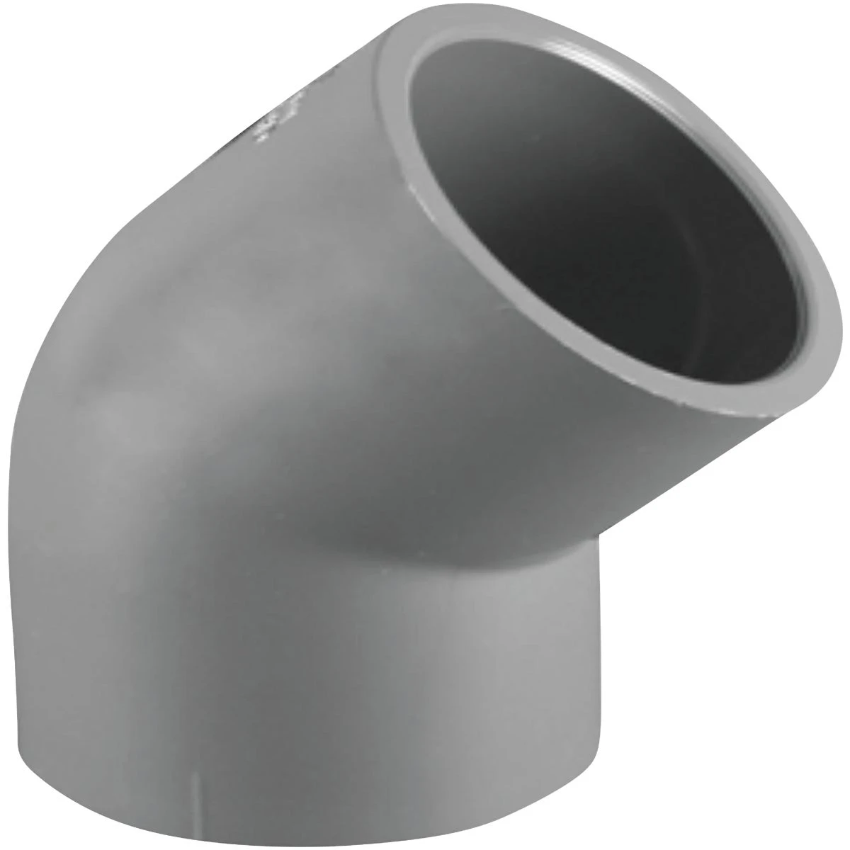 Schedule 80 PVC Slip x Slip 45-Degree Elbow, 1-1/4 In.