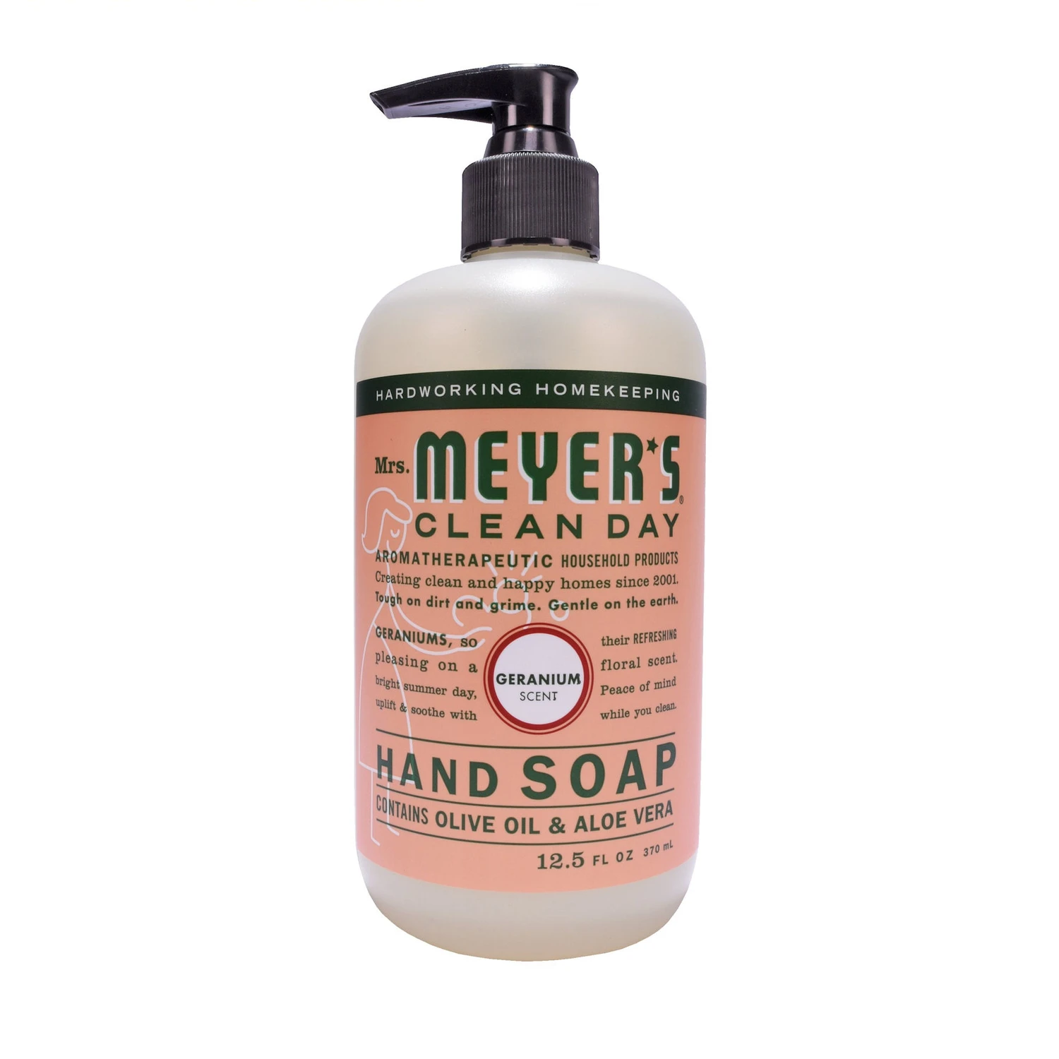 Geranium Scent Liquid Hand Soap, 12.5 oz.