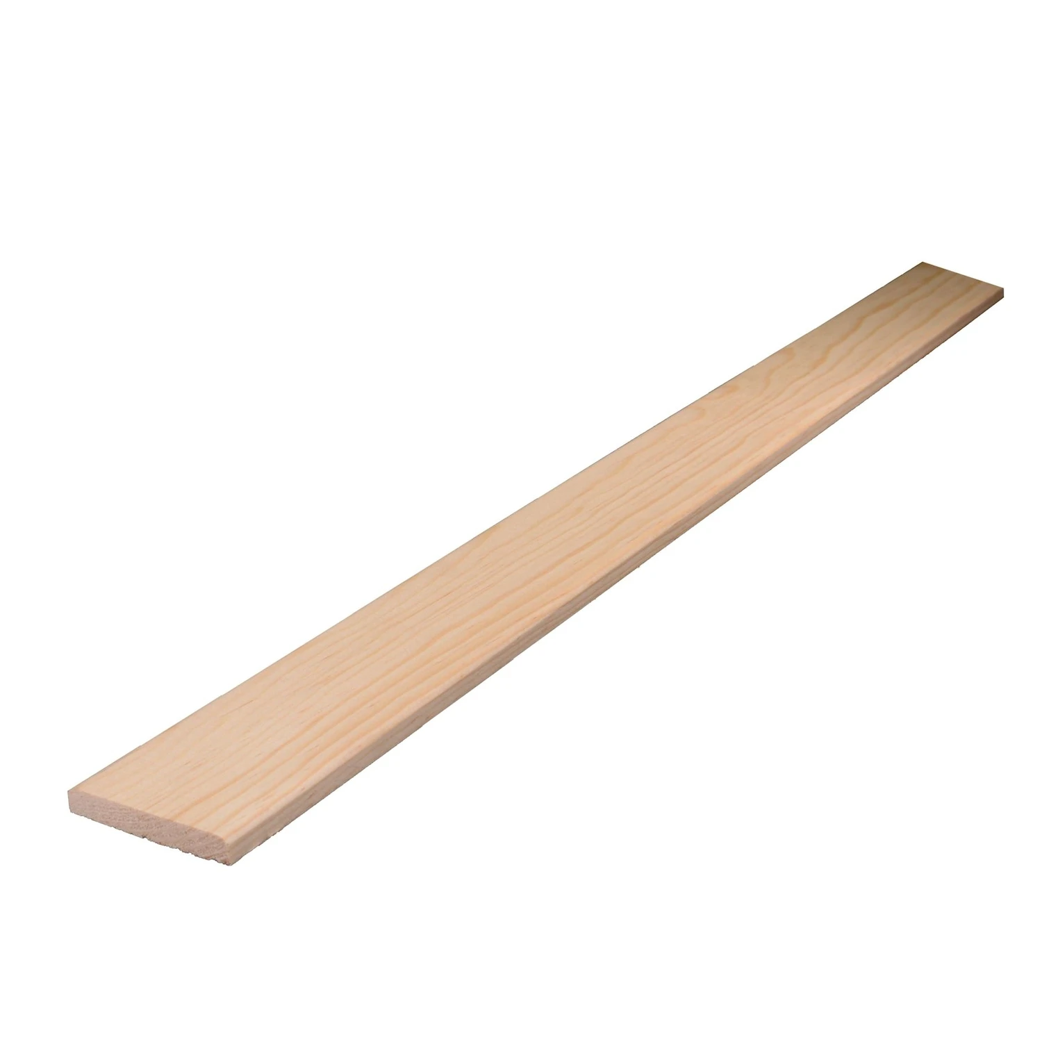 Solid Pine Moulding, Panel Strip, 3/8 x 2-1/4 In. x 8 Ft.