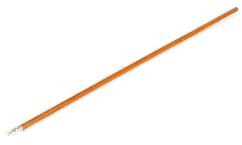 Broom Handle With Metal Ferrule, Hardwood, 60 In.