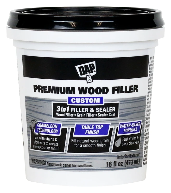 DAP Premium Wood Filler, 3-in-1 Formula, 16-oz.