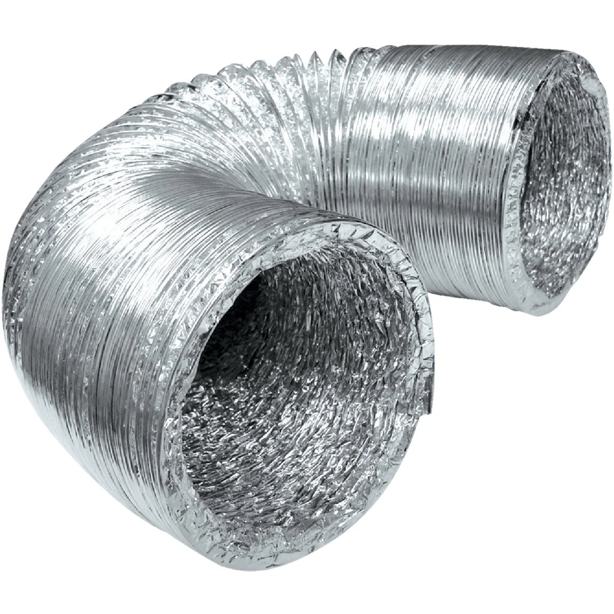 Clothes Dryer Transition Foil Flex Duct, UL 2158A, 4 In. x 8 Ft.