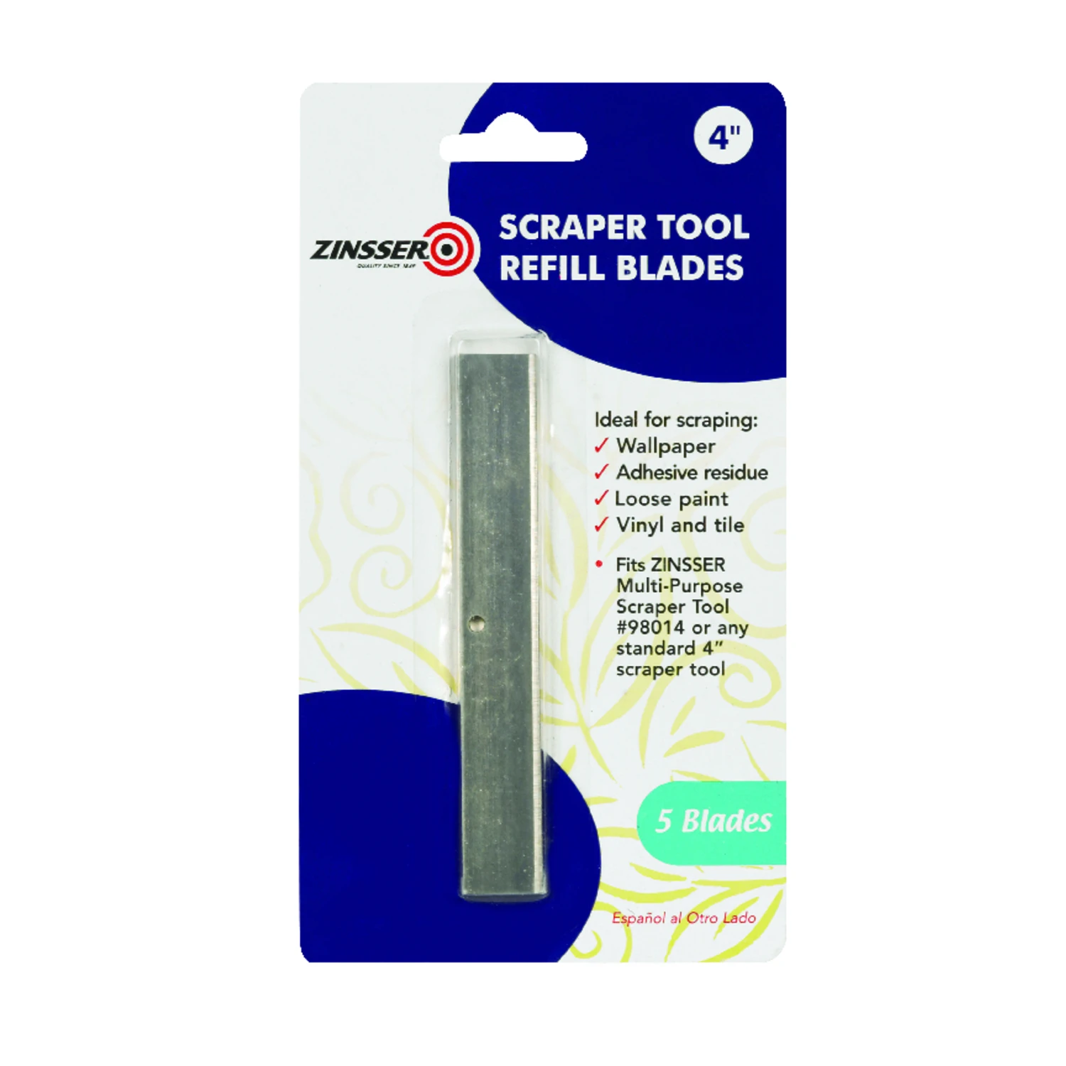 Scraper Tool Replacement Blades, Multi-Purpose, 4-In.