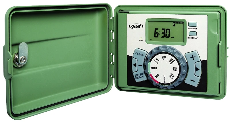 Underground Sprinkler Timer, Indoor/Outdoor, 12-Station