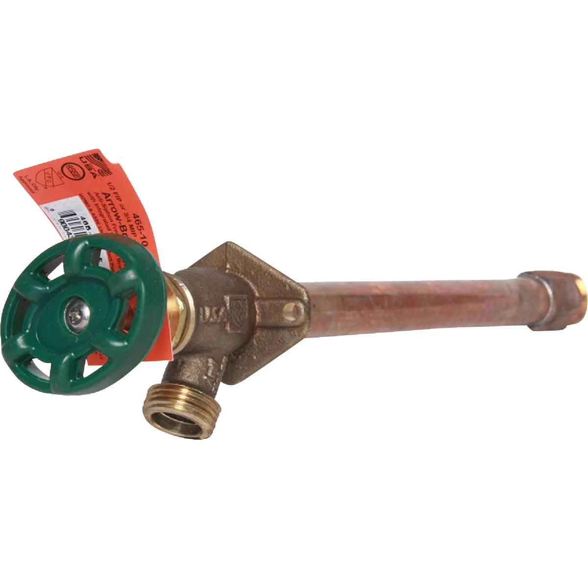 Frost-Free Hydrant With Vacuum Breaker, Lead-Free, 1/2 Copper Sweat or 1/2 MIP x 3/4 Hose x 6 In.