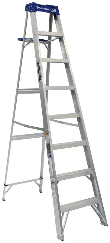 8-Ft. Step Ladder, Aluminum, Type I, 250-Lb. Duty Rating