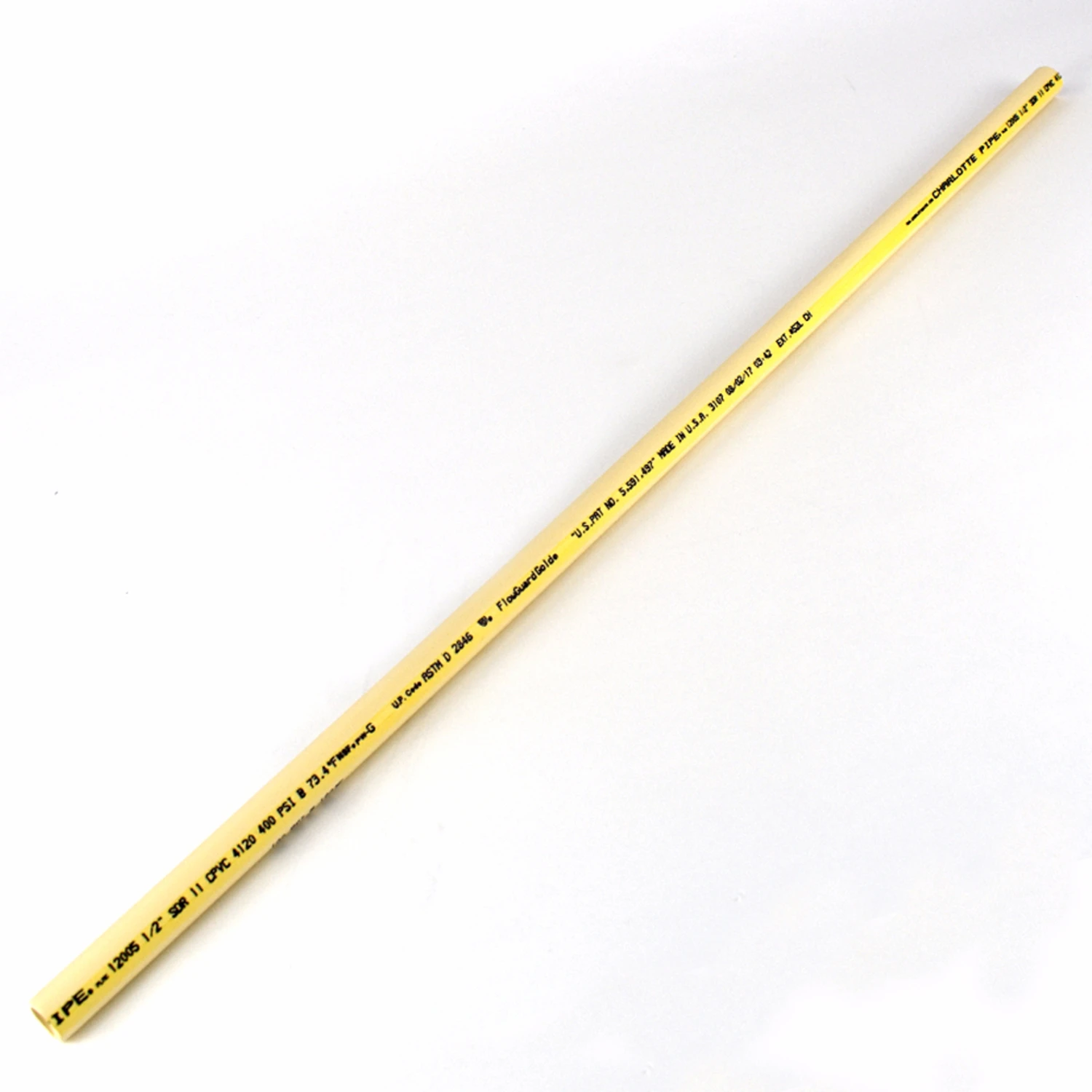 CPVC Pipe, Gold, SDR 11, 1 In. x 10 Ft.