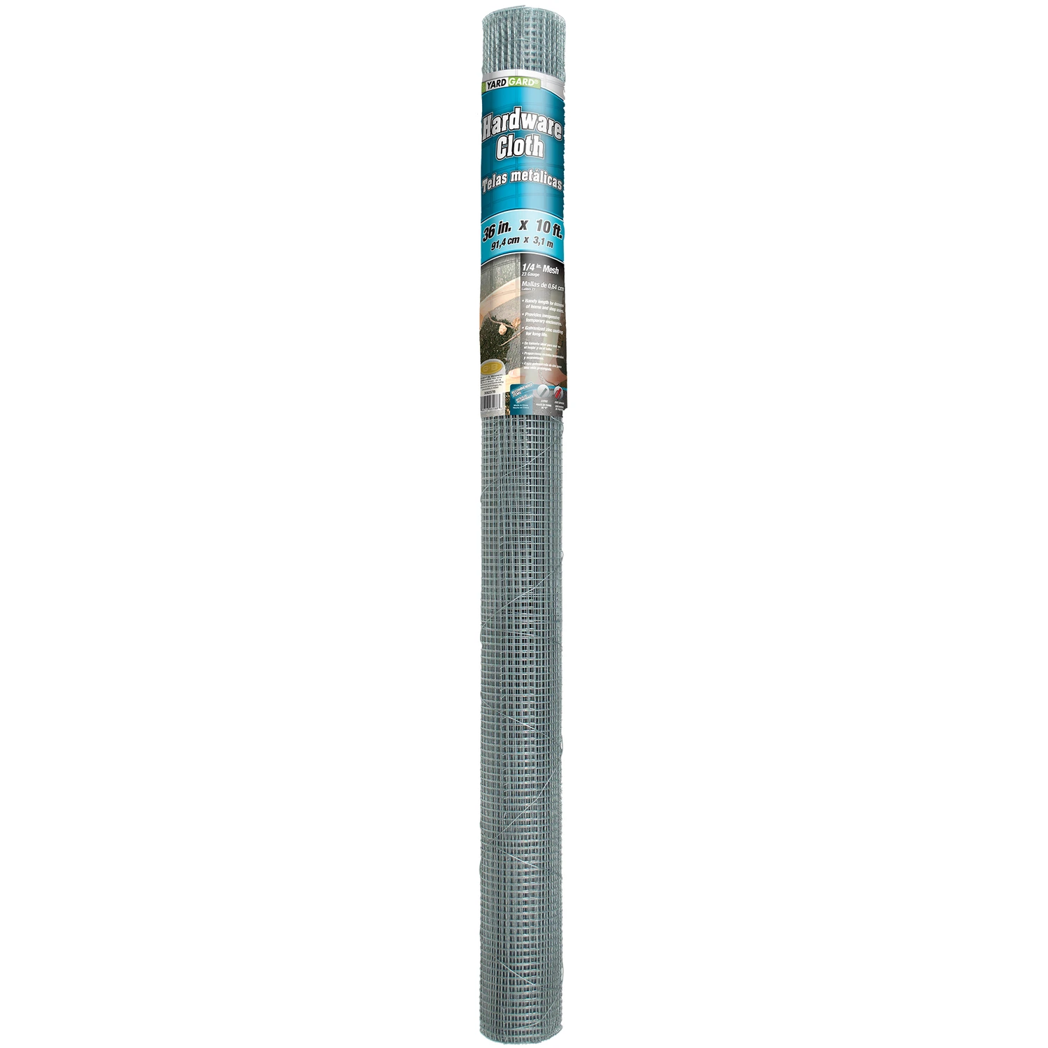 Metal Hardware Cloth Fence, 1/4-In. Mesh, 36-In. x 10-Ft.