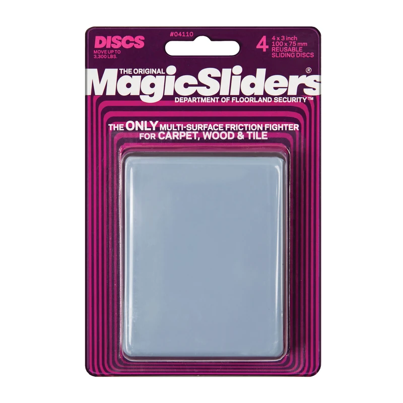 Sliding Disc, Reusable, 4 x 3-In., 4-Pk.