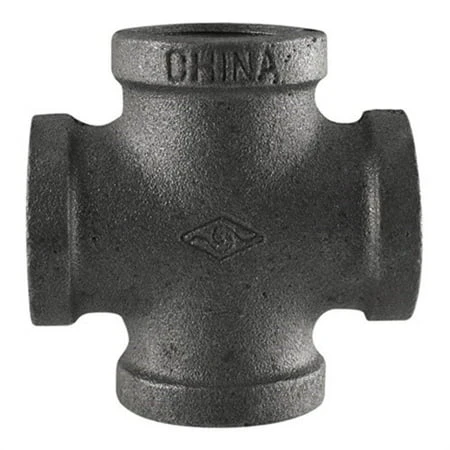3/4 In. Black Pipe Cross