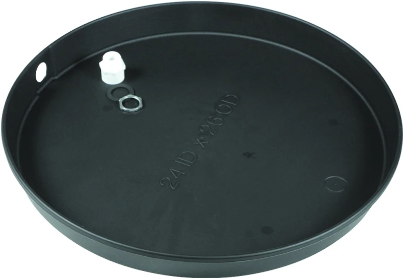 Electric Water Heater Drain Pan, Plastic, 22 x 2.63 In.