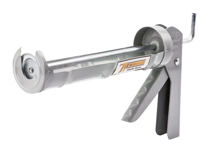 Caulking Gun, 6:1 Thrust Ratio, Gray, 1/10 Gallon