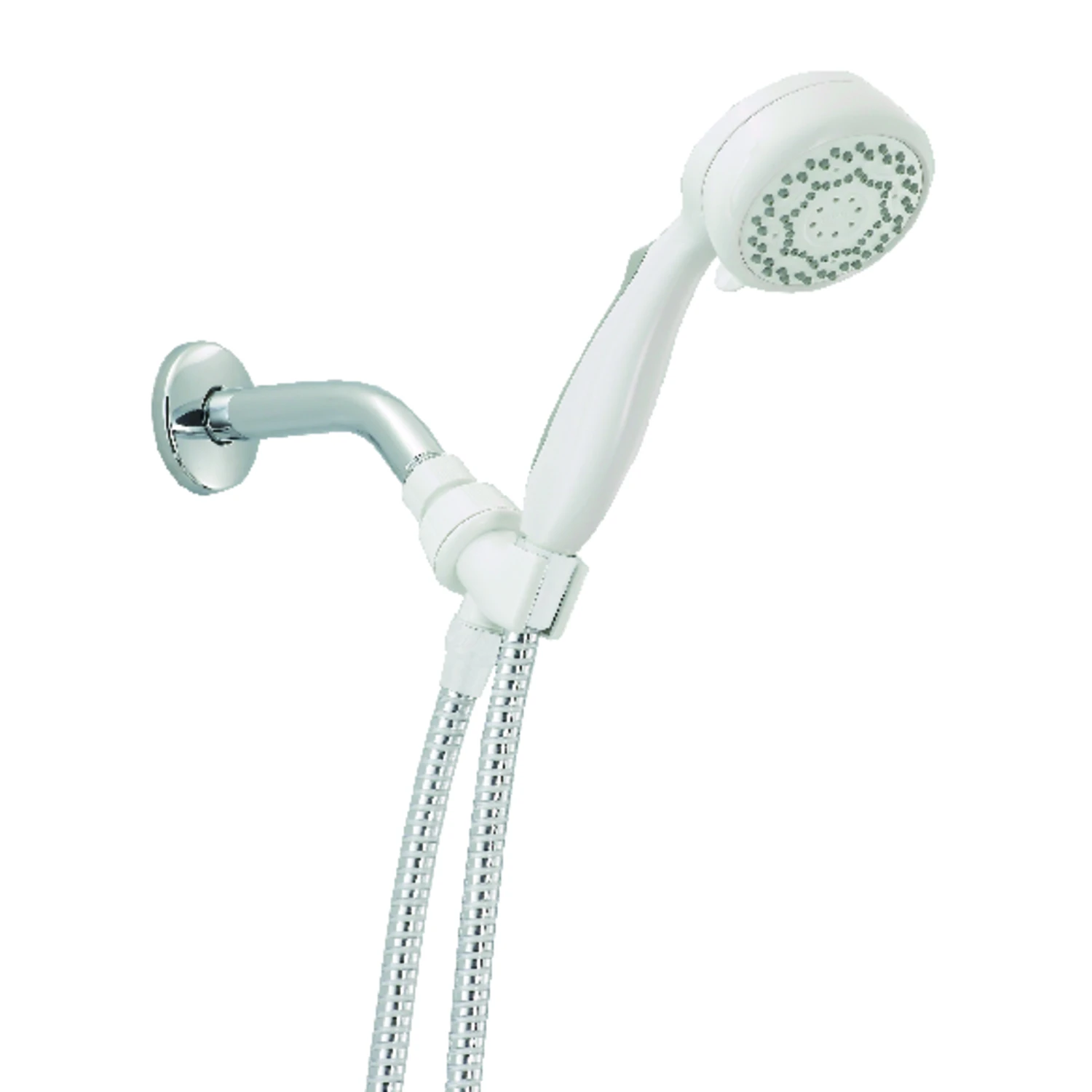 7-Spray Handheld Shower Head, White, 1.75 GPM
