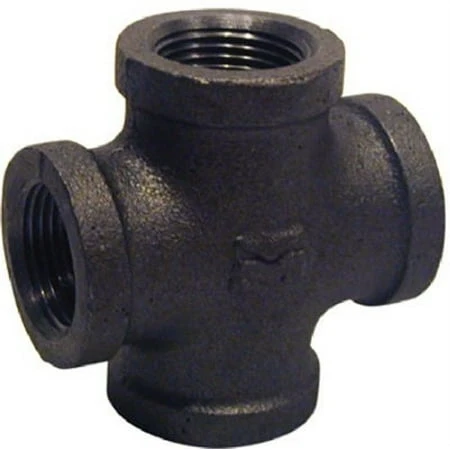 1/2 In. Black Pipe Cross