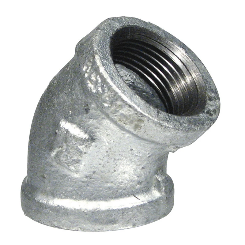 1/4 In. 45 Degree Galvanized Elbow Fitting - Model 510-201hc
