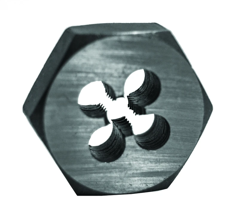 Fractional Hex Die, 1/4-28 National Fine, 1-In.