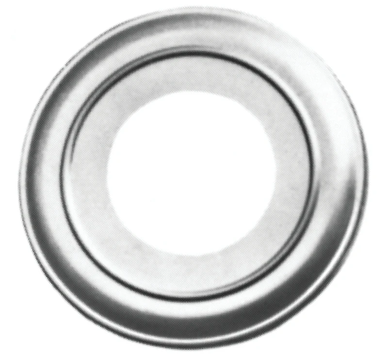 3 Inch Vent Collar - 2 Wall, Model 3evc, Galvanized Steel