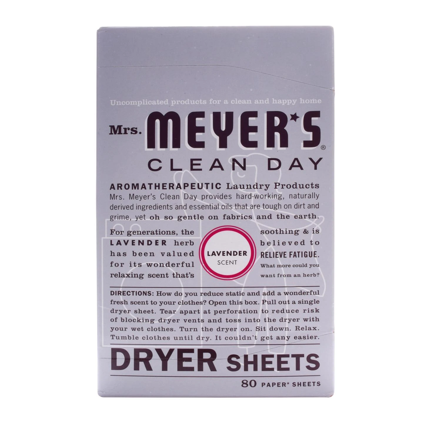 Lavender Scent Dryer Sheets, 80-Ct.