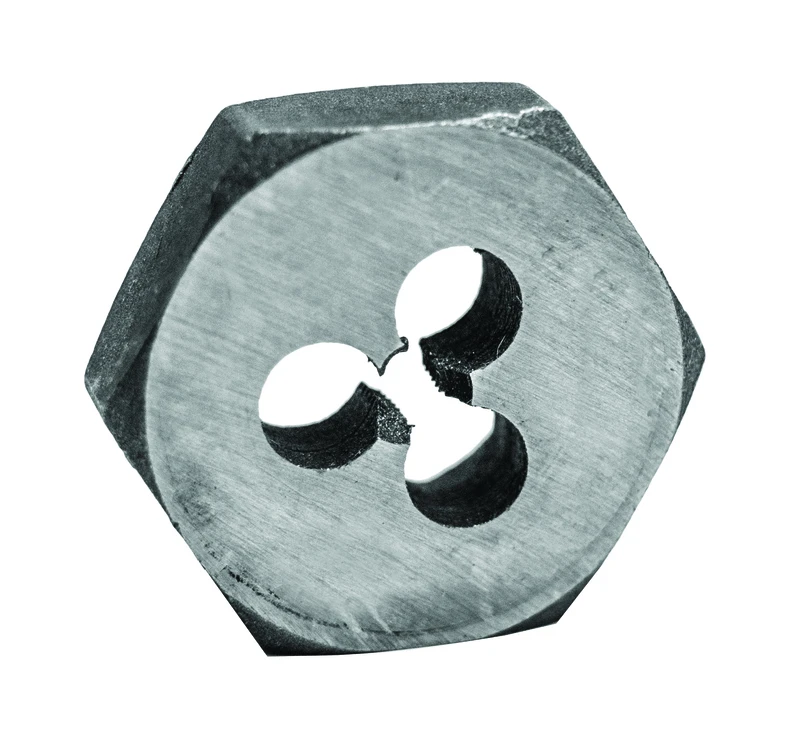 Metric Hexagon Die, Carbon Steel, 3.0 x 0.50mm