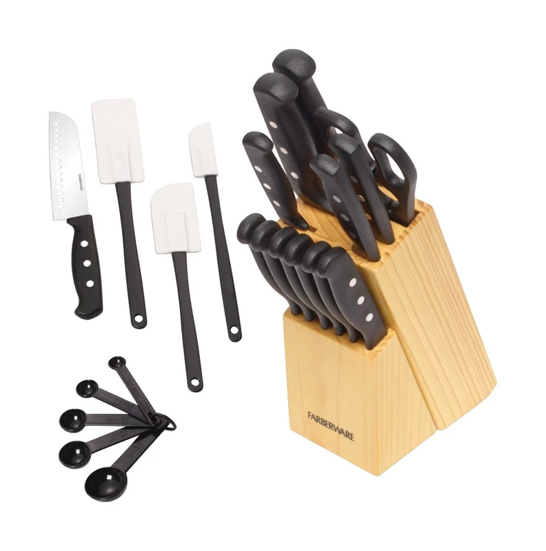 Cutlery Set, Stainless Steel, 22-Pc.
