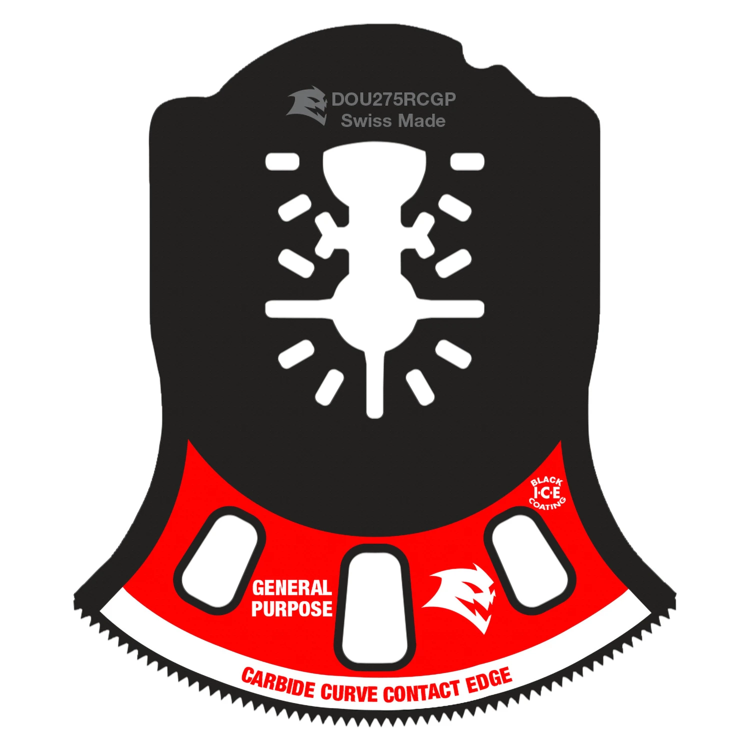 Carbide Oscillating Tool Blade, General-Purpose Cuts, 2-3/4-In.