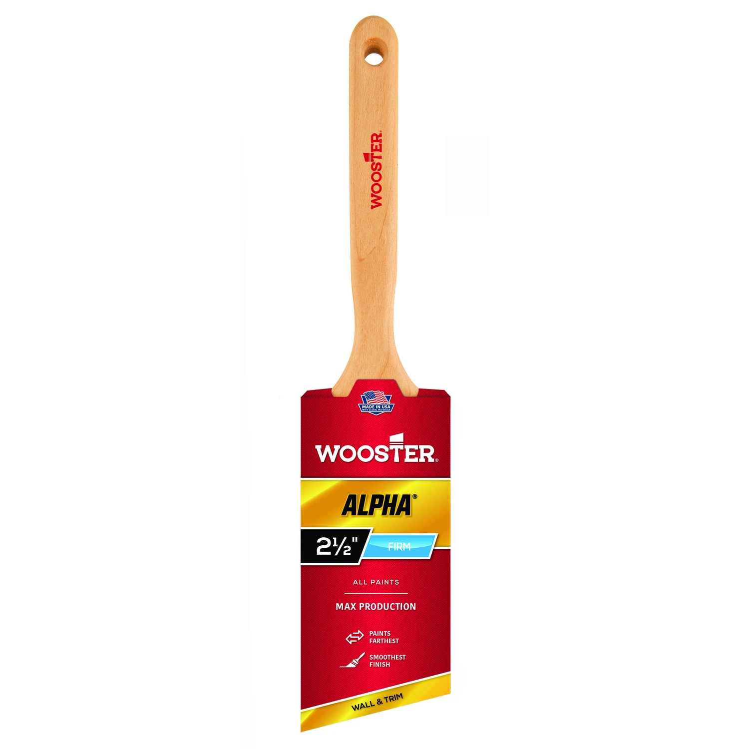 Alpha Angle Sash Paint Brush, 2.5-In.