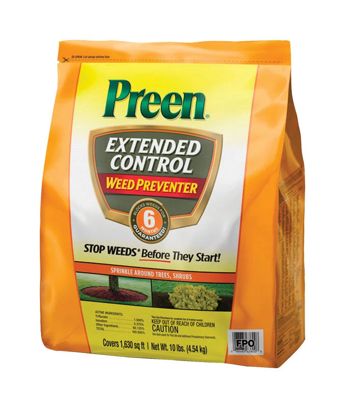 Extended Control Weed Preventer, Covers 1,630 sq. Ft., 10 Lbs.
