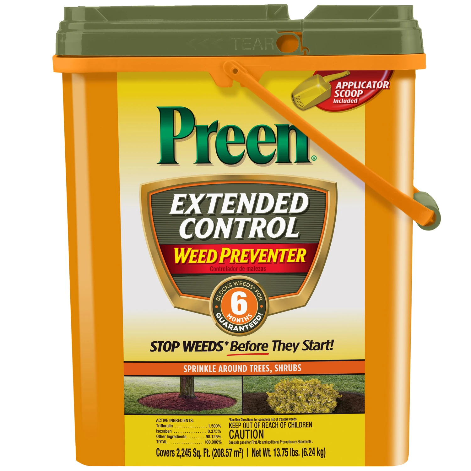 Extended Control Weed Preventer, Covers 2,245 sq. ft., 13.75 Lbs.