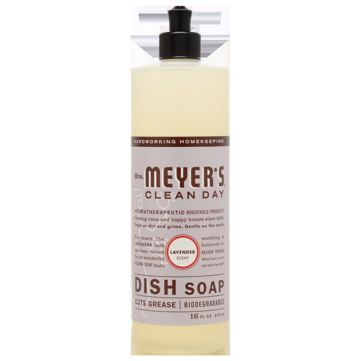 Lavender Scent Liquid Dish Soap, 16 oz.