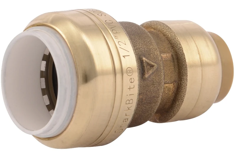 Transition Coupling, 1/2 In. Copper Tube x 1/2 In. PVC