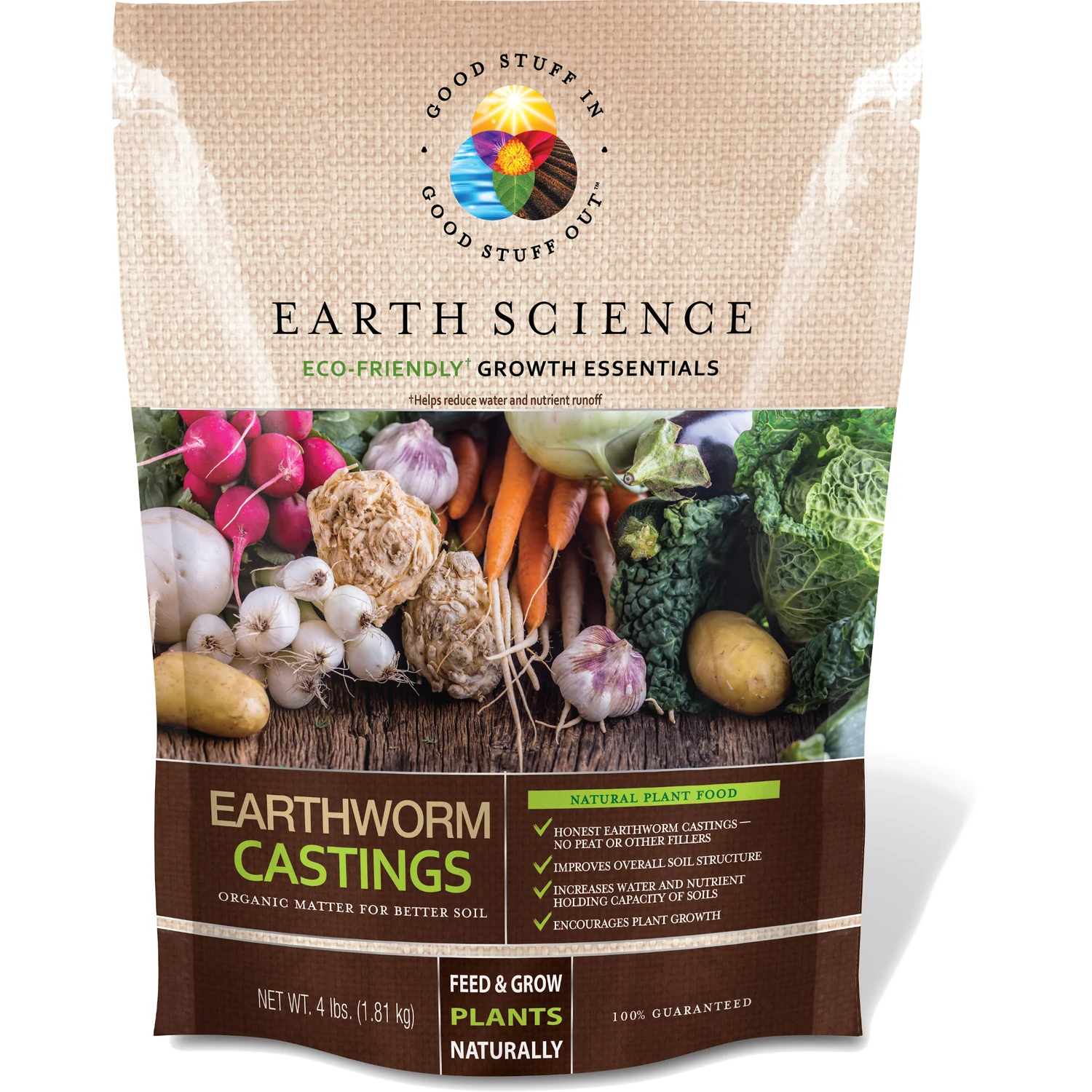 Growth Essentials Earthworm Castings, 4 Lb.