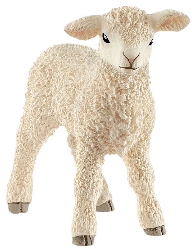 White Lamb Toy Animal Figure, Ages 3 & Up